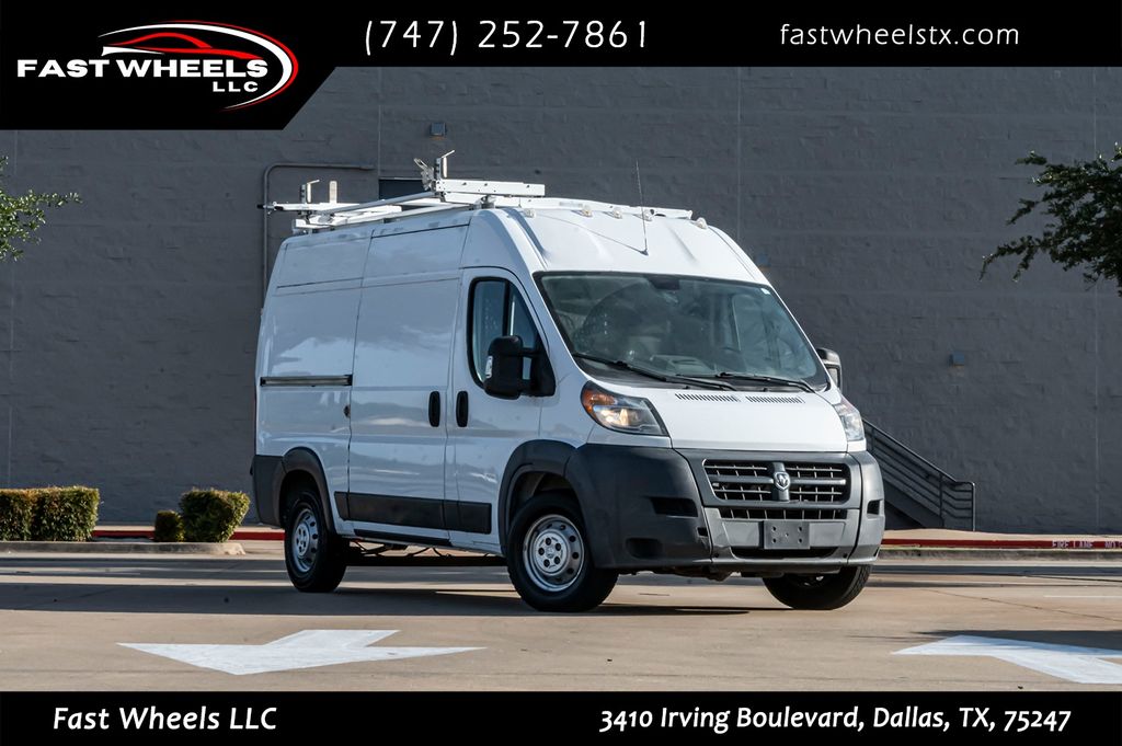 White 2018 RAM ProMaster Van Front-Wheel Drive 6-Speed Automatic