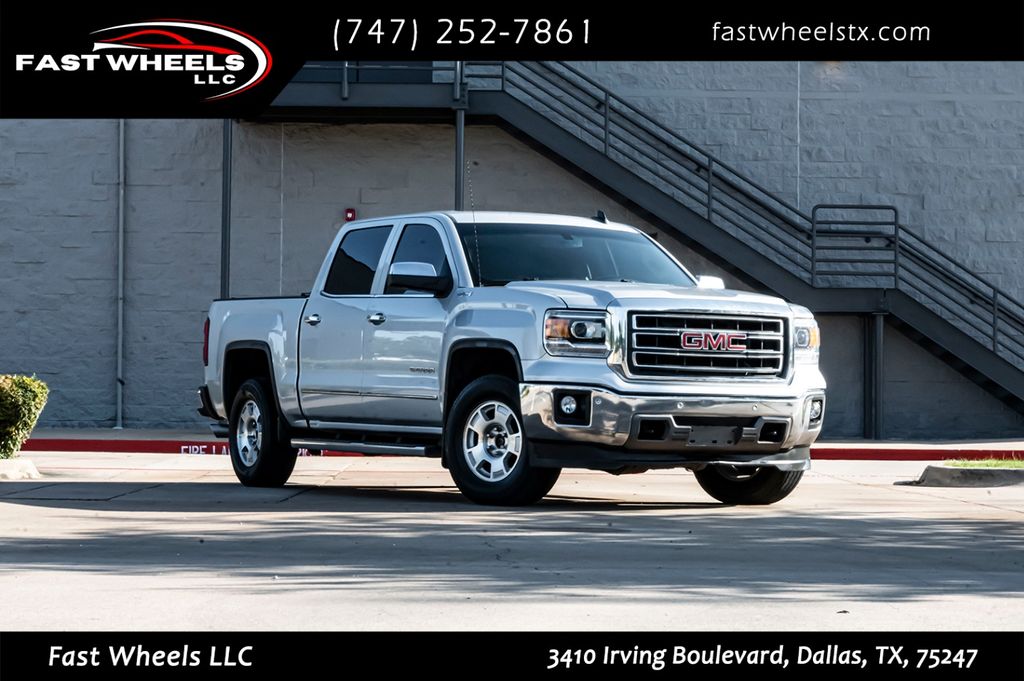 Gray 2015 GMC Sierra 1500 Pickup Truck Four-Wheel Drive 6-Speed Automatic