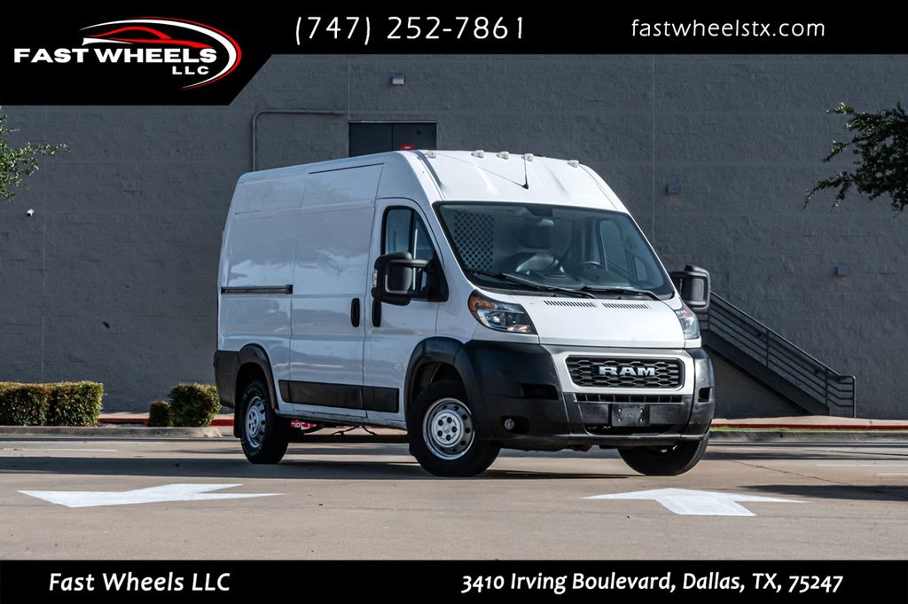 White 2021 RAM ProMaster Van Front-Wheel Drive 6-Speed Automatic