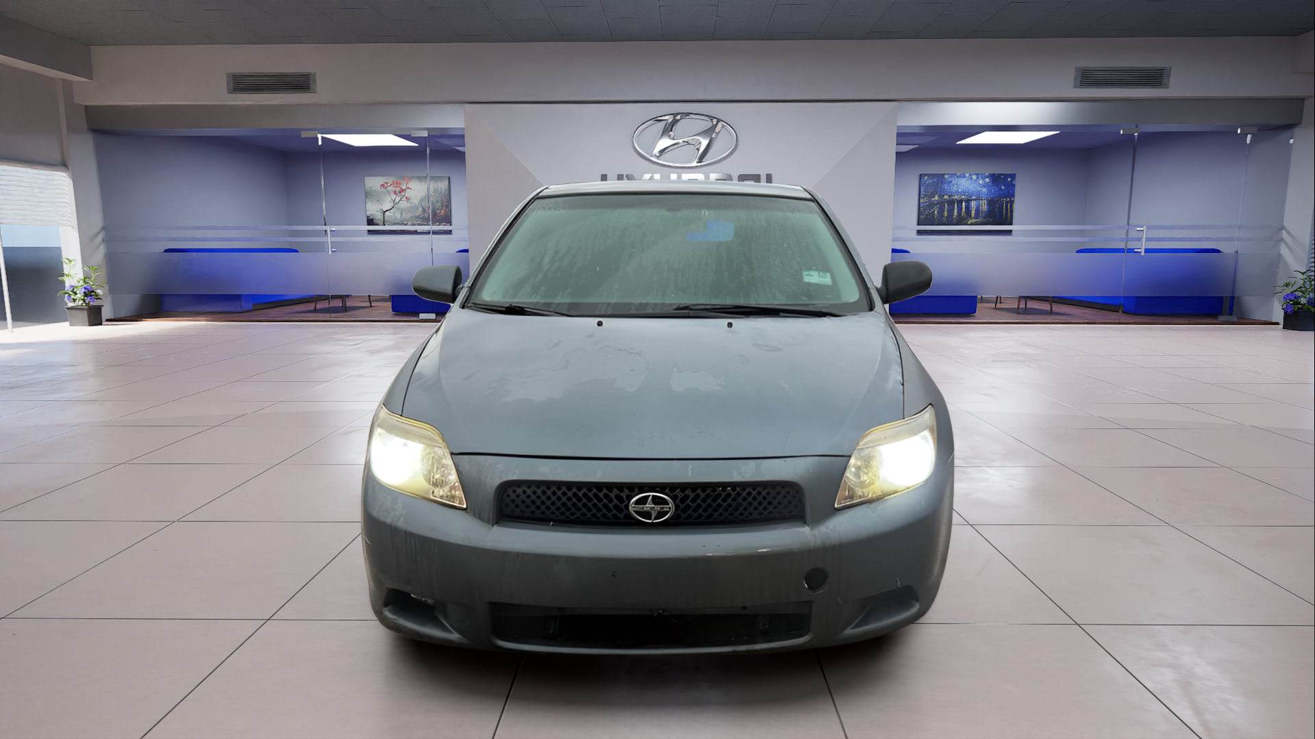 Gray 2006 Scion tC Base Coupe Front-Wheel Drive 4-Speed Automatic