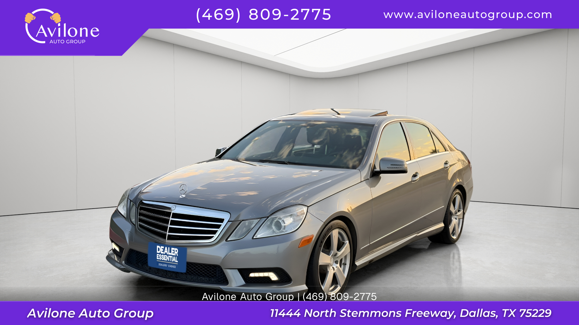 Gray 2011 Mercedes-Benz E-Class Sedan Rear-Wheel Drive 7-Speed Automatic
