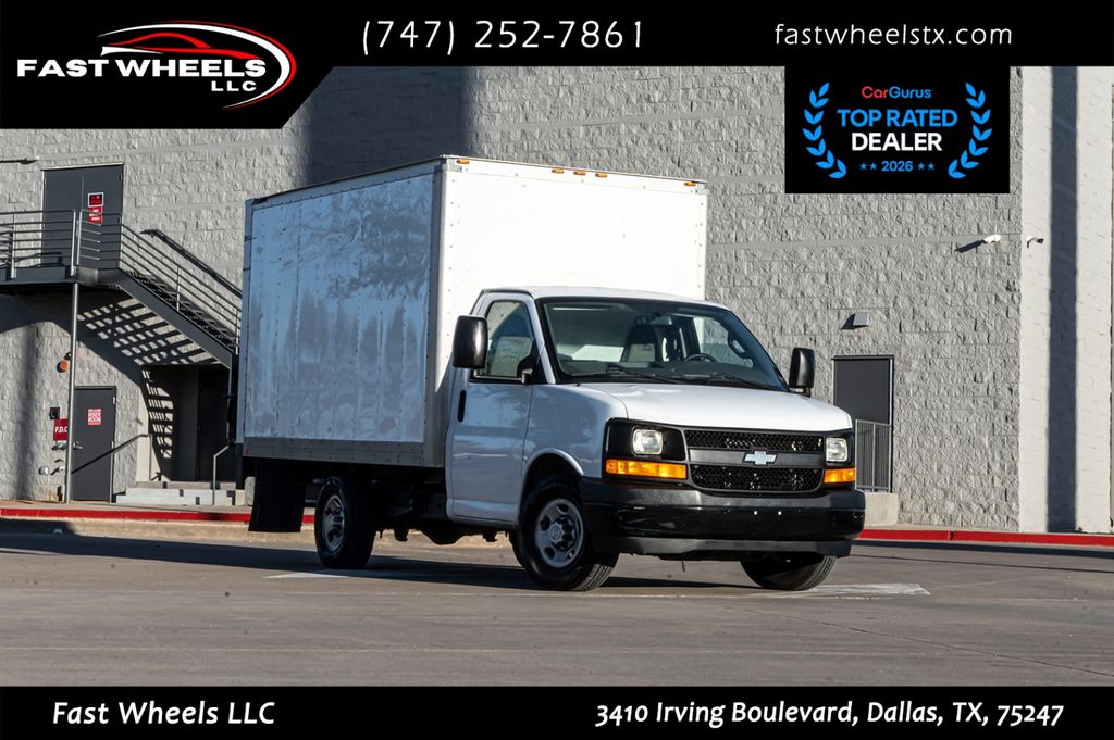 White 2017 Chevrolet Express Chassis Van Rear-Wheel Drive 6-Speed Automatic