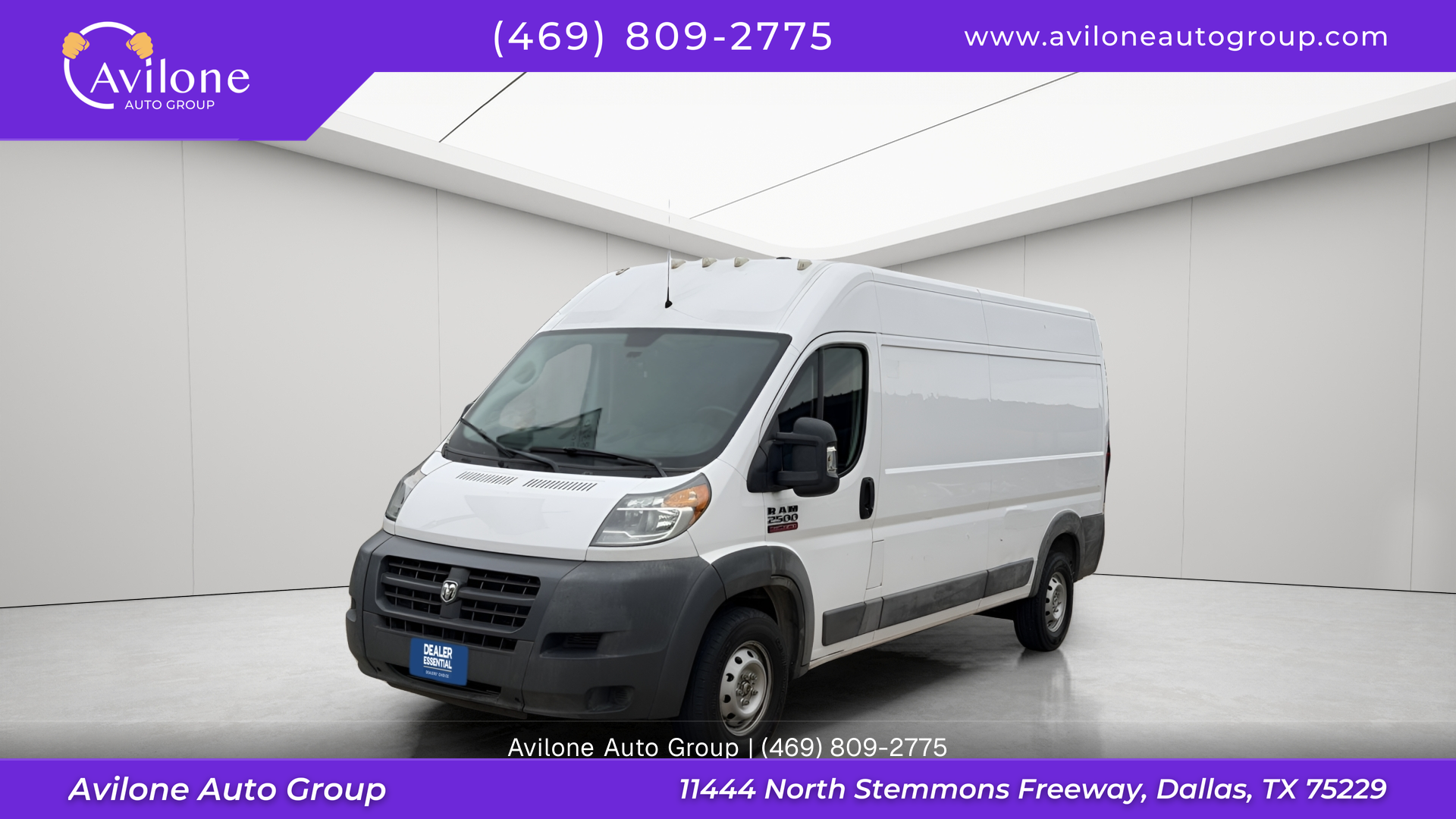 2018 RAM ProMaster 2500 159 High Roof Cargo Van